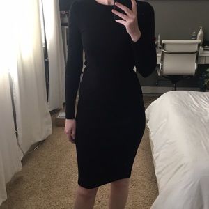 Asos ribbed midi dress